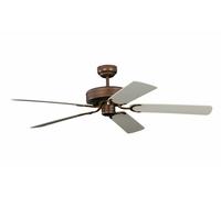 Ventilateur plafond sans Lumière Potkuri Bronze Blanc Ventilateur silencieux