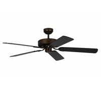 Ventilateur plafond sans Lumière Potkuri Bronze Noir Ventilateur silencieux
