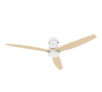 Ventilateur de plafond Taurus Polar 3B LED 24 W 132 cm 30 W 6 vitesses avec télécommande Bois naturel