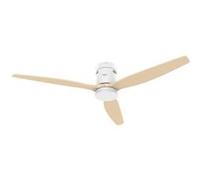 Ventilateur de plafond Taurus Polar 3B LED 24 W 132 cm 30 W 6 vitesses avec télécommande Bois naturel