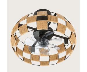 Ventilateur - Plafonnier - FARELEK - Brézana Ø48 cm - 7 pales