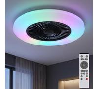 Ventilateur Plafonnier Télécommande Dimmable Opale LED Tdc Rvb Vor-Rücklauf