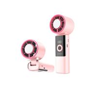 Ventilateur pliable à refroidissement rapide,ELVANZA Ventilateur,refroidissement par semi-conducteurs pour une sensation de fraîcheur,grande capacité