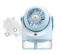 Ventilateur portable 3 vitesses, portable, silencieux, fonction brumisation | Petit ventilateur à piles pour nomade Pour Maison Chambre Bureau Été Extérieur Camping Pêche