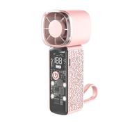 Ventilateur portable | 3000 mAh 100 vitesses réglables pour aromathérapie rechargeable par USB | Petit ventilateur portable | Pour homme, femme, enfant, intérieur ou extérieur, voyage, école, camping