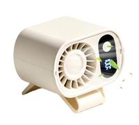 Ventilateur portable à clip - Mini appareil de refroidissement rechargeable, refroidisseur d'air haute vitesse 15000 tr/min, design compact et silencieux | Système de ventilation réglable pour le