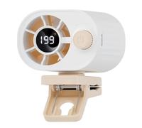 Ventilateur portable à clipser réglable silencieux sans pales rechargeable | Mini ventilateur électrique intelligent pour bureau à domicile, SUV, berline, camping-car, camionnette, camionnette, voyage