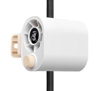 Ventilateur portable à clipser - Support de montage mobile pour landau, poussette, entrée USB de type C, cellule 5200 mAh, trois niveaux de vitesse silencieux, système de bras rotatif à 360° |