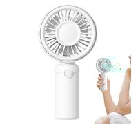 Ventilateur Portable À Main | 3 Vitesses Réglables Rechargeable USB Silencieux - Ventilateur à Main Personnel | Pour Maison Bureau École Voyages Trajets Quotidiens Sport Marche Randonnée Camping