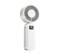 Ventilateur portable à main,6 Vitesses, Rechargeable, Longue Autonomie | Équipement nomade idéal en extérieur - pour Camping Extérieur Festivals Sports Bureau Randonnée Pêche Shopping Vacances