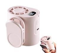 Ventilateur portable à pince | Appareil de Refroidissement USB 5 Vitesses avec Affichage LED - Ventilateur Personnel Rechargeable à Pince | pour Camping Extérieur Plage Sports Bureau Randonnée Pêche C