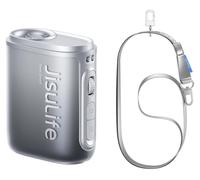 Ventilateur portable à porter sur le cou, 100 vitesses, 40 000 tr/min, batterie 4500 mAh, avec éclairage LED, pliable