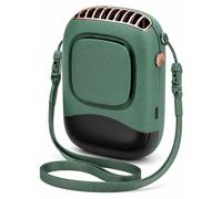 Ventilateur portable à suspendre, rechargeable par USB, puissant, avec une batterie de 2000 mAh