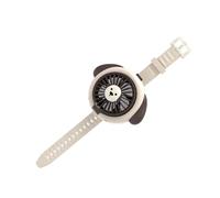 Ventilateur portable, appareil de refroidissement en forme d'horloge et 3 vitesses | Ventilateur rechargeable type main avec sangle pour poignet, pour randonnée, plage, pique-nique, sport, cyclisme