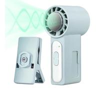 Ventilateur portable avec clip, rechargeable, silencieux, compact, ventilateur à clip électrique rafraîchissant pour ceinture, pour extérieur, camping, plage, voyages, sport, maison, bureau, voiture
