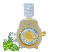 Ventilateur portable avec de bureau petit pulvérisateur | Ventilateur brumisateur personnel avec réservoir d'eau pour table de chevet, dortoir, voiture, plage, école