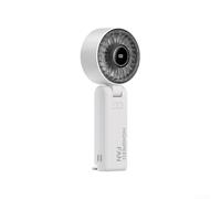 Ventilateur portable avec écran LED intelligent - Contrôle turbo 100 % continu - 9 m/s de haut pour une vitesse de circulation de l'air - Autonomie de 6 à 8 h - Ventilateur rechargeable USB réglable à
