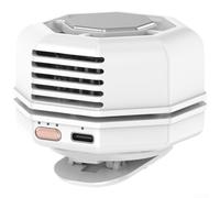 Ventilateur Portable Clip Pales 99g Ultra Léger Ventilateur Portable(White) | Recharge USB, 1000mAh, 3 niveaux de vent, design pales, usage nomade
