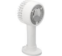 Ventilateur portable compact à 3 vitesses, air frais, rechargeable par USB, mini-ventilateur de poche, blanc