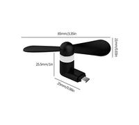 Ventilateur portable créatif de type C pour téléphone portable, mini ventilateur pour iPhone 16 15 14, Samsung, Xiaomi, Huawei, accessoires universels vert