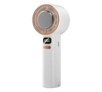 Ventilateur Portable de Voyage, Ventilateur Portable avec Affichage Numérique Main, Batterie 3000mAh, Rafraîchisseur, Réglage Vitesse 1-120 pour Maison, Bureau, École, Intérieur, Extérieur