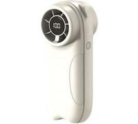 Ventilateur portable,ELVANZA,ventilateur de poche,ventilateur à porter autour du cou,format mini de la taille d'un rouge à lèvres,vent puissant,batterie haute capacité de 4000 mAh,gris Gris