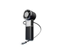 Ventilateur portable,ELVANZA,ventilateur rafraîchissant,ventilateur avec batterie externe,faible niveau sonore,affichage LED,mousqueton pour un