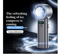 Ventilateur portable haute vitesse à grande capacité 5200 mAh, 100 vitesses, recharge USB[VV217]