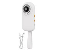 Ventilateur portable intelligent - Mini appareil de refroidissement | Ventilateur de refroidissement portable - Refroidisseur d'air de poche rechargeable par USB avec écran LED | Indicateur de