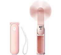 Ventilateur portable Jisulife Life 8 - 3-en-1 - Batterie 2000 mAh Rose