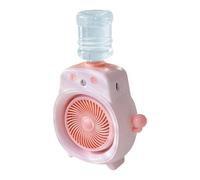 Ventilateur portable, mini humidificateur USB rafraîchissant pour bureau | Ventilateur personnel avec réservoir d'eau - Pour table de nuit, chambre, extérieur, voiture, plage