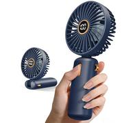 Ventilateur Portable Mini Poche Petit - Rechargeable USB Ventilo Main Portatif Silencieux Fan Pile Batterie Ventilateurs Hand Held Ventillateur Bureau Table Visage Voyage Externe Individuel Personnel