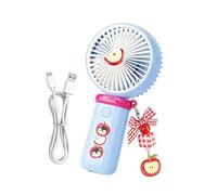 Ventilateur portable - Mini refroidisseur rechargeable par USB, mini ventilateur rechargeable par USB, dispositif de refroidissement portable à 3 vitesses | Convient pour les voyages en plein air, la