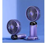 Ventilateur portable - NOBRAND - USB - Violet - Rechargeable - Intérieur/Extérieur