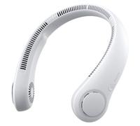 Ventilateur portable pour le cou, sans pales, batterie 4000 mAh, fonctionnement mains libres, USB