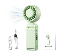 Ventilateur portable pour Ventilateur nomade rechargeable 5 vitesses | Ventilateur à main puissant Pour ceinture, sangle de sac à dos, , camping, plage, sport, bureau,