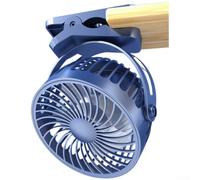 Ventilateur Portable pour Voiture Poussette Lit Bébé(3) | Rotation 360°, tête flexible, fixation stable, large, flux d'air multidirectionnel obstruction