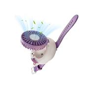 Ventilateur portable pour voyage | Chat mignon rechargeable avec dragonne | Montre de dessin animé Mini ventilateur portable | Pour garçons et filles | Pour l'été, l'intérieur, l'extérieur, les