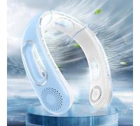 Ventilateur portable rechargeable sans pales de 5200 mAh à 4 vitesses - Ventilateur de cou pour hommes et femmes