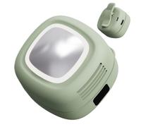 Ventilateur portable sans pales - Mini ventilateur rechargeable avec écran | Écran d'affichage numérique intelligent | Rotation à 360 degrés | Design silencieux sans lame | Batterie rechargeable 2000