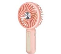 Ventilateur Portable Silencieux 3 Vitesses avec Batterie et Support Téléphone LinQ Rose Rose