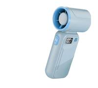 Ventilateur portable USB sans fil 4000mAh, mini ventilateur main, LED affichage, 3 vitesses, grande autonomie, ultra-puissant, été