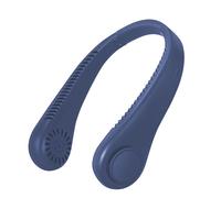 Ventilateur portable - Ventilateur tour de cou 360° USB - silencieux, enfants, bureau, sport - Bleu