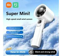 Ventilateur portable Xiaomi MIJIA Ultra, 100 vitesses réglables, recharge USB, mini ventilateur turbo extérieur, haute vitesse, longue durée Cherry blossom polle