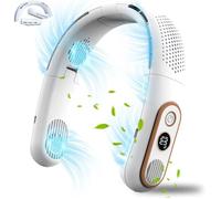 Ventilateur portable - XVX - 4000mAh - 3 vitesses - LED - Autour du cou