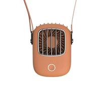 Ventilateur portable - XVX - Tour de cou USB - 3 vitesses - Silencieux - Orange