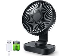 Ventilateur Portable - YOLISTAR - Mini Ventilateur USB - 4 Vitesses - 4000mAh - Silencieux