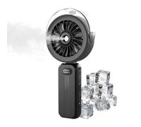 Ventilateur portatif 4 vitesses réglables - Mini vaporisateur | Mini ventilateur pulvérisateur d'eau pour voyage, pêche, camping, route | Ventilateur brumisateur portatif pour femme 4