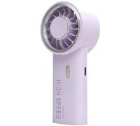 Ventilateur portatif avec moteur de 14 000 tr/min et 6 réglages pour un refroidissement instantané, portable rechargeable par USB pour mini souffleur avec batterie de 2000 mAh pour voyage, bureau