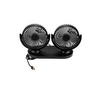 Ventilateur portatif de climatiseur automatique de voiture USB, noir 12V